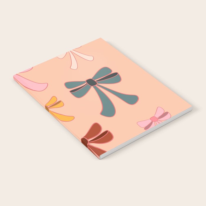 Colorful Ribbon Bows Patterns  Notebook Gallery Image 2