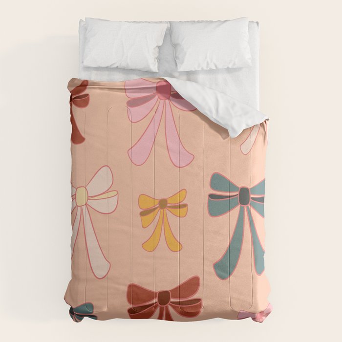 Colorful Ribbon Bows Patterns  Comforter Gallery Image 6