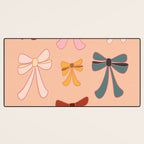 Colorful Ribbon Bows Patterns  Desk Mat Gallery Image 3