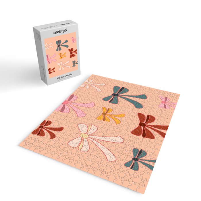 Colorful Ribbon Bows Patterns  Jigsaw Puzzle Gallery Image 2