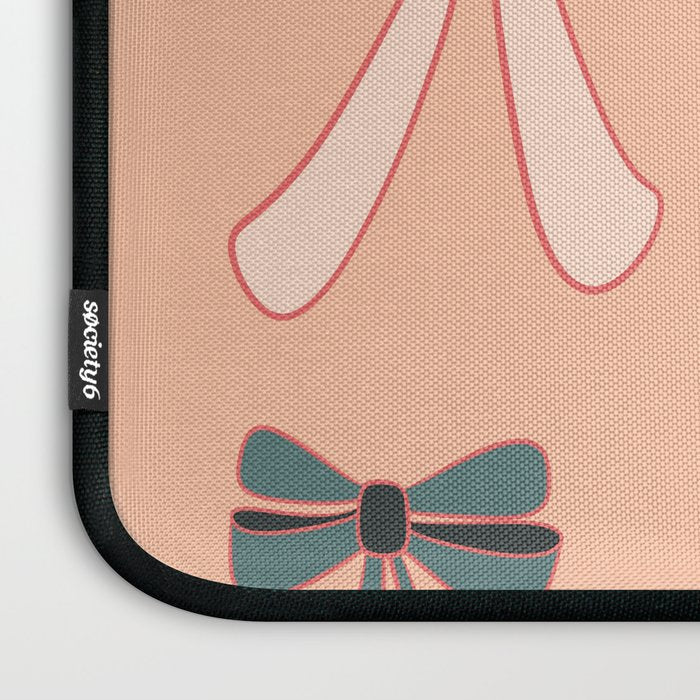 Colorful Ribbon Bows Patterns  Laptop Sleeve Gallery Image 3