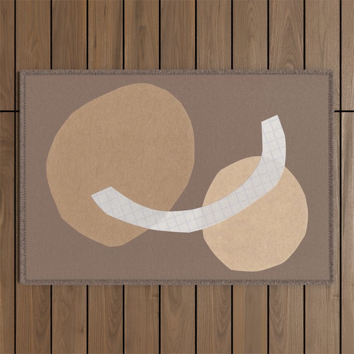 Three Shapes #4 Outdoor Rug Gallery Image 1