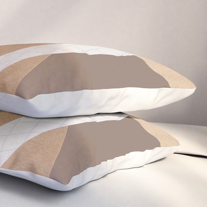 Three Shapes #4 Pillow Sham Gallery Image 3