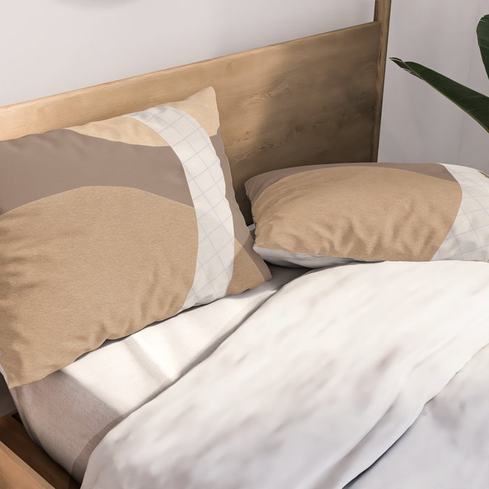 Three Shapes #4 Pillow Sham Gallery Image 2