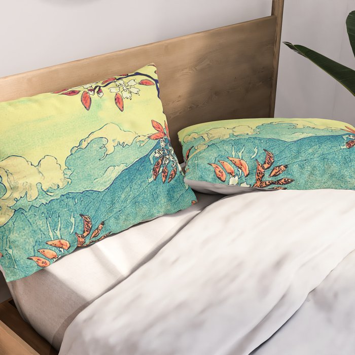 High Views at Tenko - Nature Landscape Pillow Sham Gallery Image 2