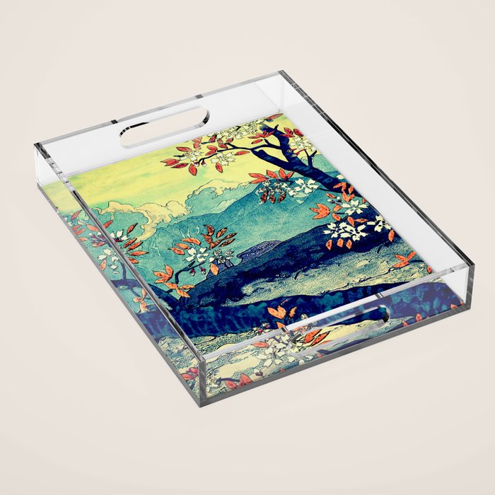High Views at Tenko - Nature Landscape Acrylic Tray Gallery Image 1