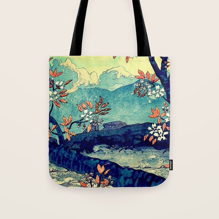 High Views at Tenko - Nature Landscape Tote Bag Gallery Image 1