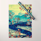 High Views at Tenko - Nature Landscape Wrapping Paper Gallery Image 1