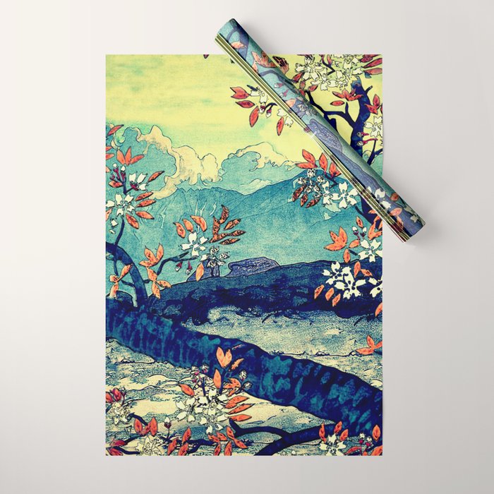 High Views at Tenko - Nature Landscape Wrapping Paper Gallery Image 1