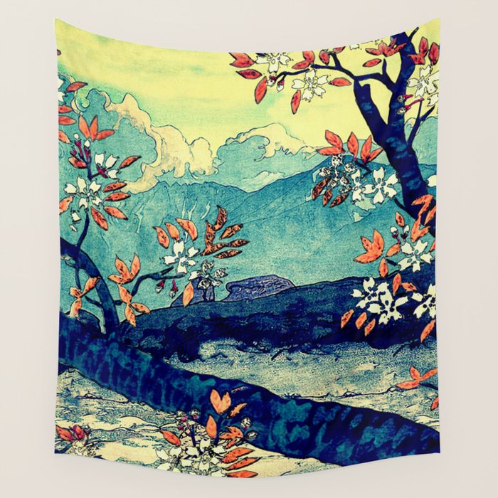 High Views at Tenko - Nature Landscape Wall Tapestry Gallery Image 4