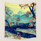 High Views at Tenko - Nature Landscape Wall Tapestry Gallery Image 4