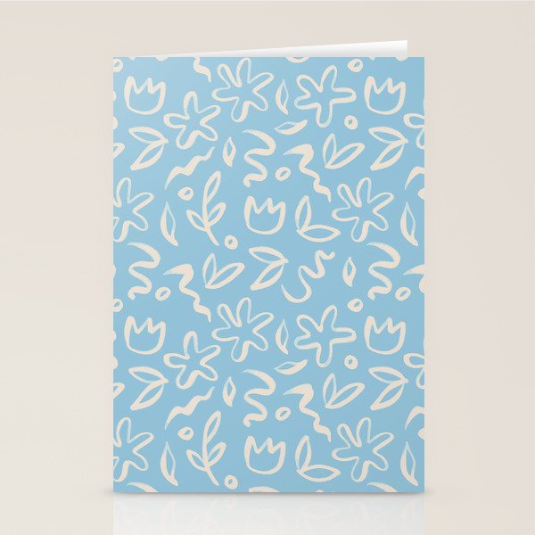 Hand drawn flower nature art pattern Stationery Card Gallery Image 2