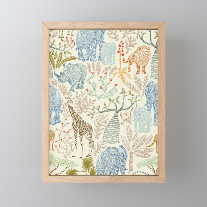 Wildlife Safari Mini Art Print Gallery Image 1