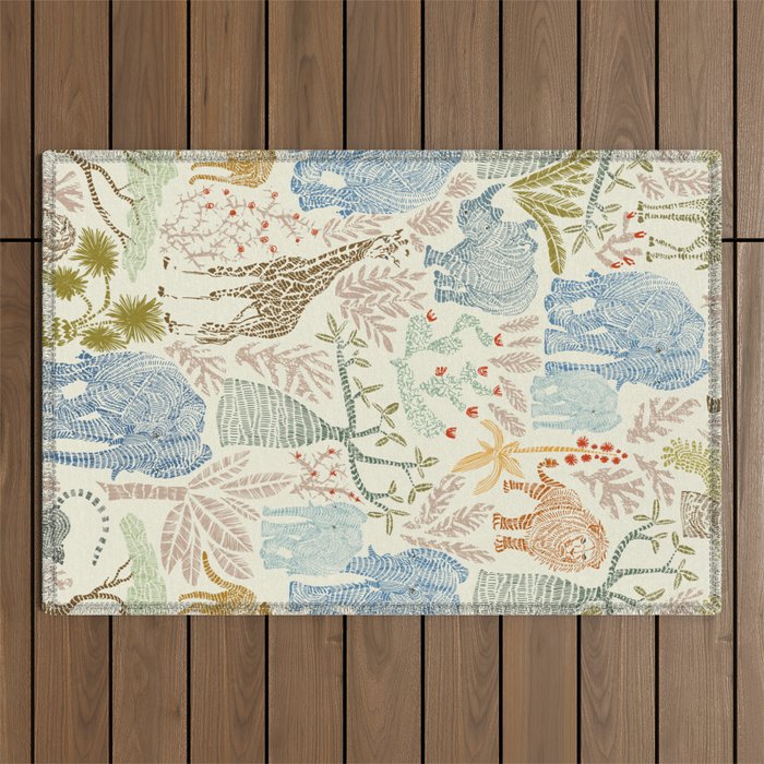 Wildlife Safari Outdoor Rug Gallery Image 1