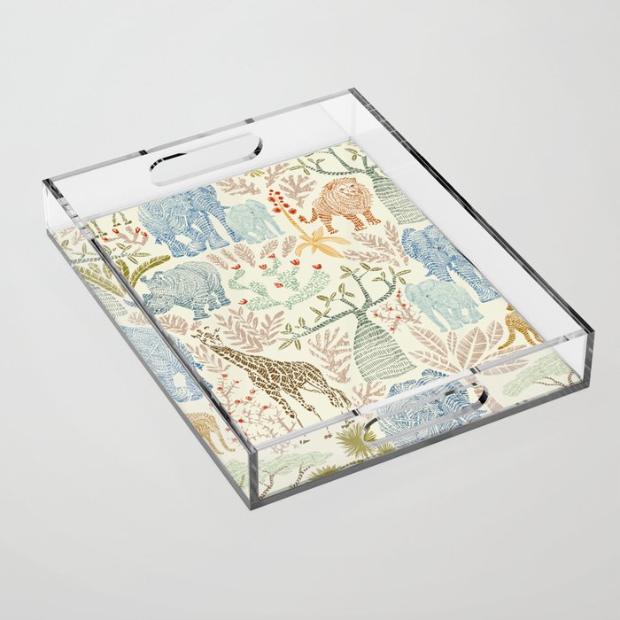Wildlife Safari Acrylic Tray Gallery Image 1