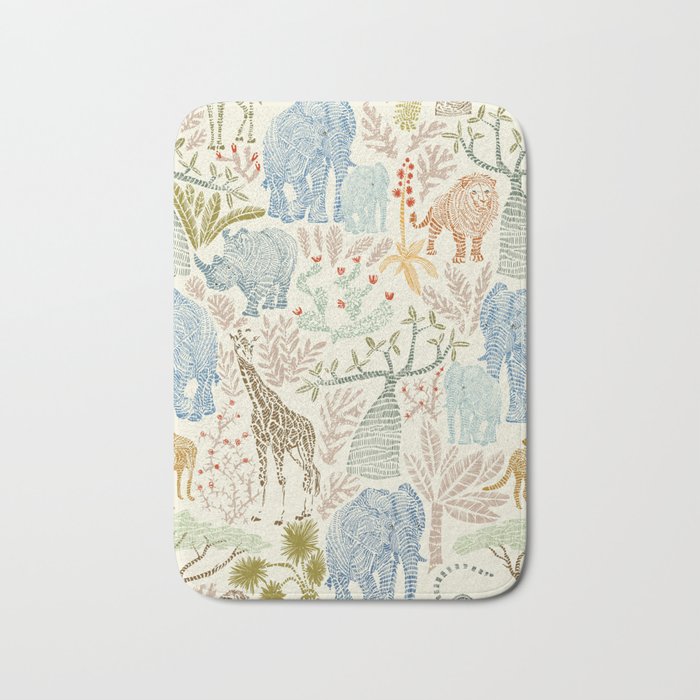 Wildlife Safari Bath Mat Gallery Image 1