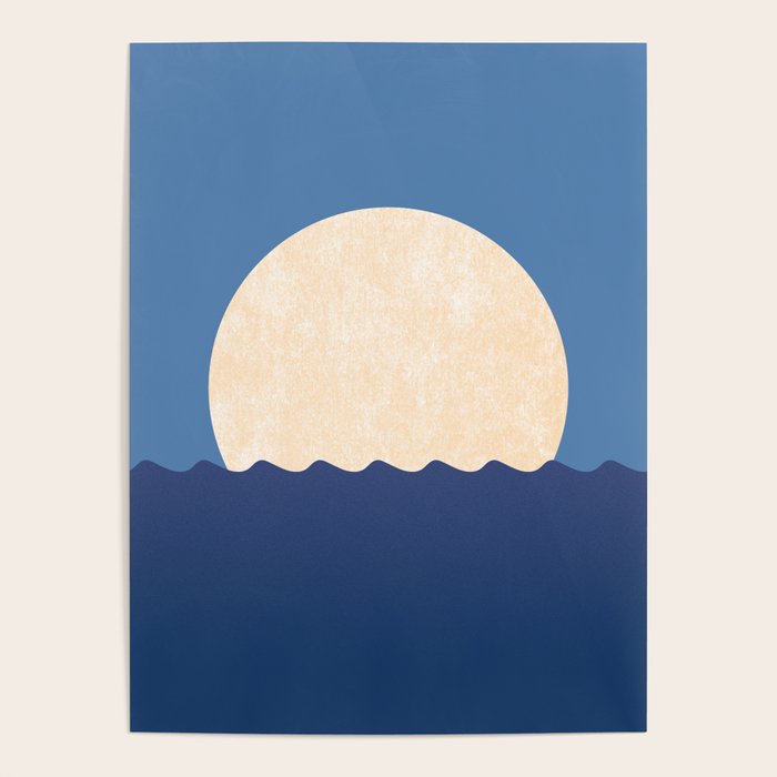 Moonrise Night Sky Poster Gallery Image 4