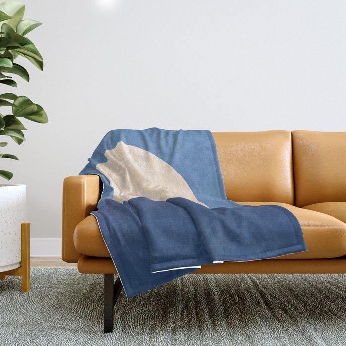 Moonrise Night Sky Throw Blanket Gallery Image 1