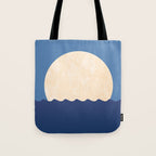 Moonrise Night Sky Tote Bag Gallery Image 1