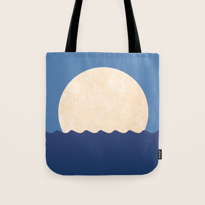 Moonrise Night Sky Tote Bag Gallery Image 1