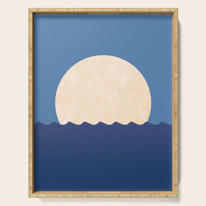 Moonrise Night Sky Serving Tray Gallery Image 1