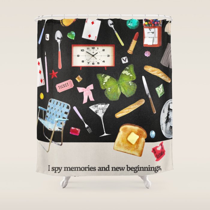 New Year Shower Curtain Gallery Image 1