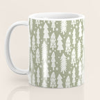 Boho Winter Trees . Lush Green Coffee Mug Gallery Image 3