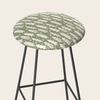 Boho Winter Trees . Lush Green Stool Gallery Image 2