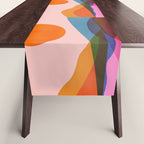 Abstraction_OCEAN_Beach_Minimalism_001 Table Runner Gallery Image 1