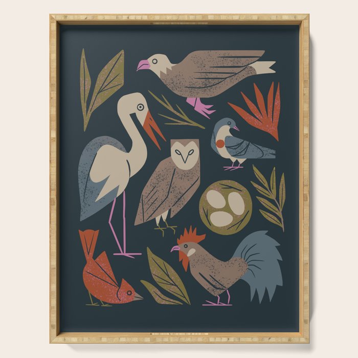 Bird Friends Serving Tray Gallery Image 1