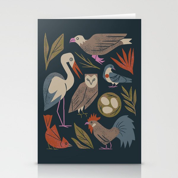 Bird Friends Stationery Card Gallery Image 1