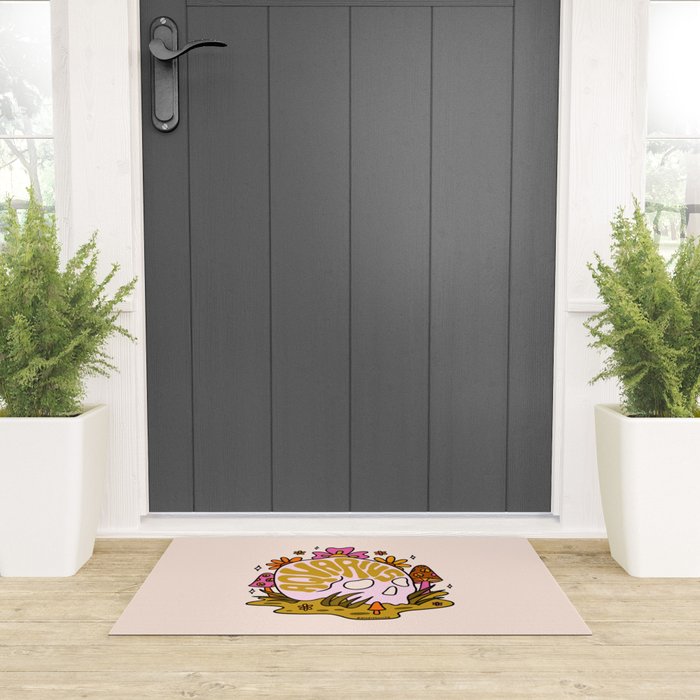 Aquarius Skull Welcome Mat Gallery Image 3