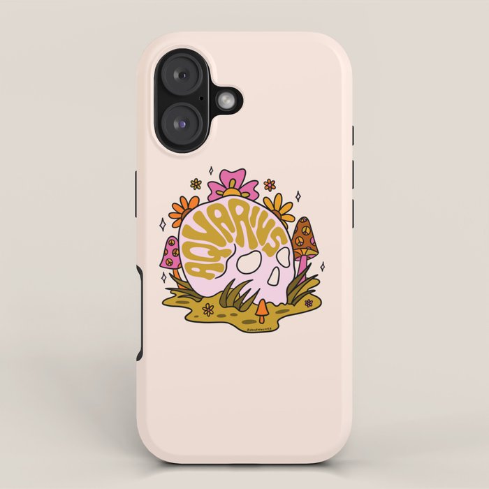Aquarius Skull iPhone Case Gallery Image 1