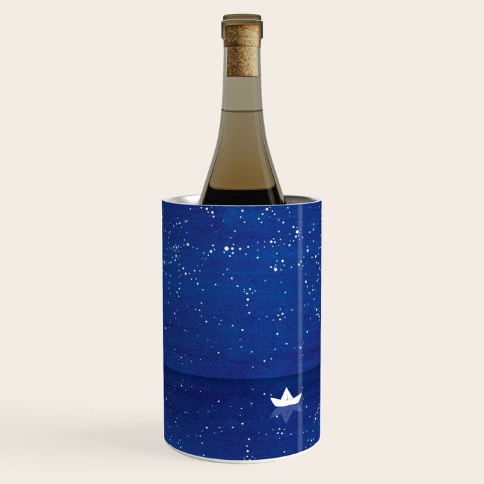 Zen sailing, ocean, stars Wine Chiller Gallery Image 2