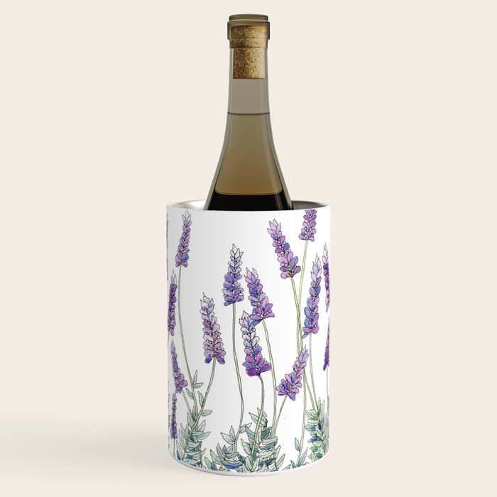 Lavender, Illustration Wine Chiller Gallery Image 1