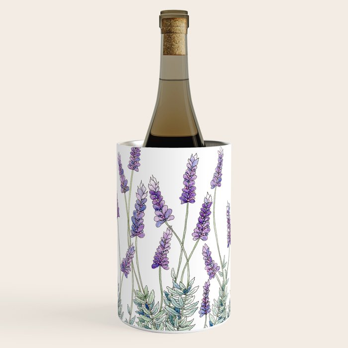 Lavender, Illustration Wine Chiller Gallery Image 2