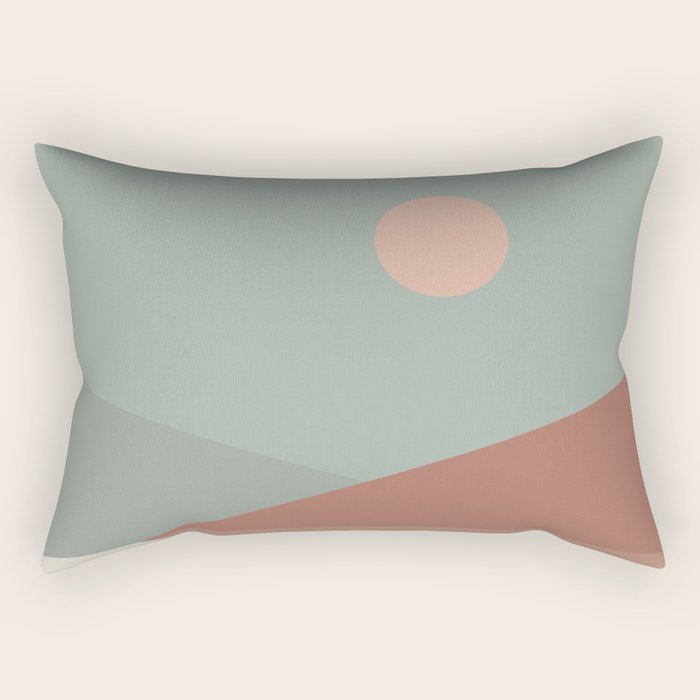 Geometric Landscape 04 Rectangular Pillow Gallery Image 2