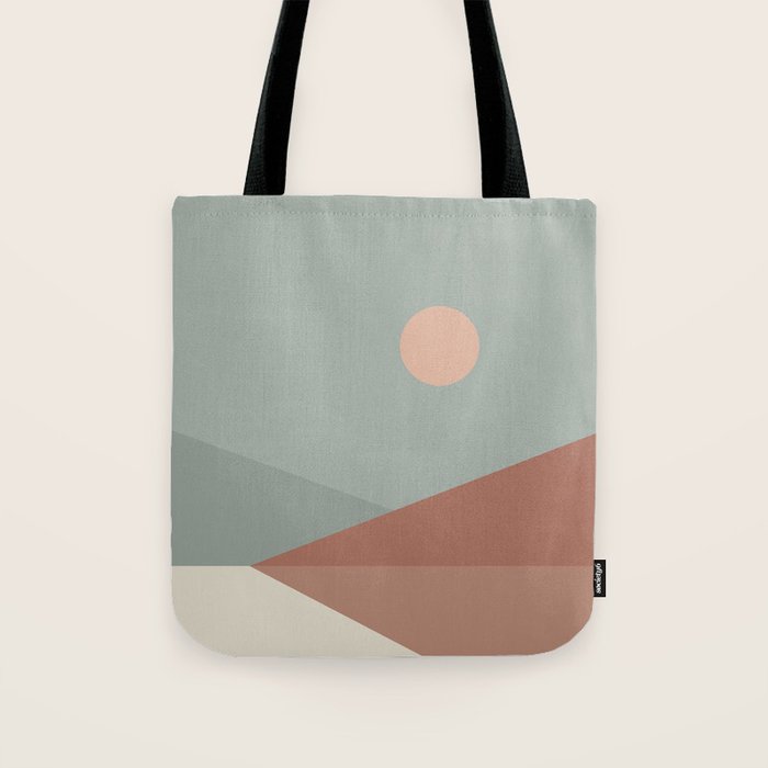 Geometric Landscape 04 Tote Bag Gallery Image 1