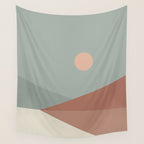 Geometric Landscape 04 Wall Tapestry Gallery Image 4