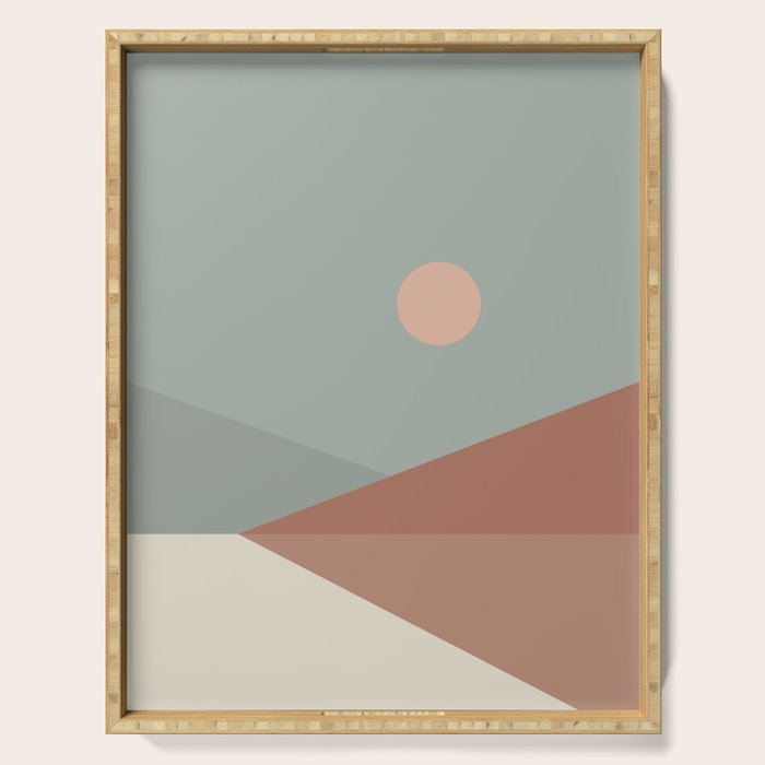 Geometric Landscape 04 Serving Tray Gallery Image 1