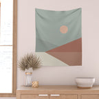Geometric Landscape 04 Wall Tapestry Gallery Image 2