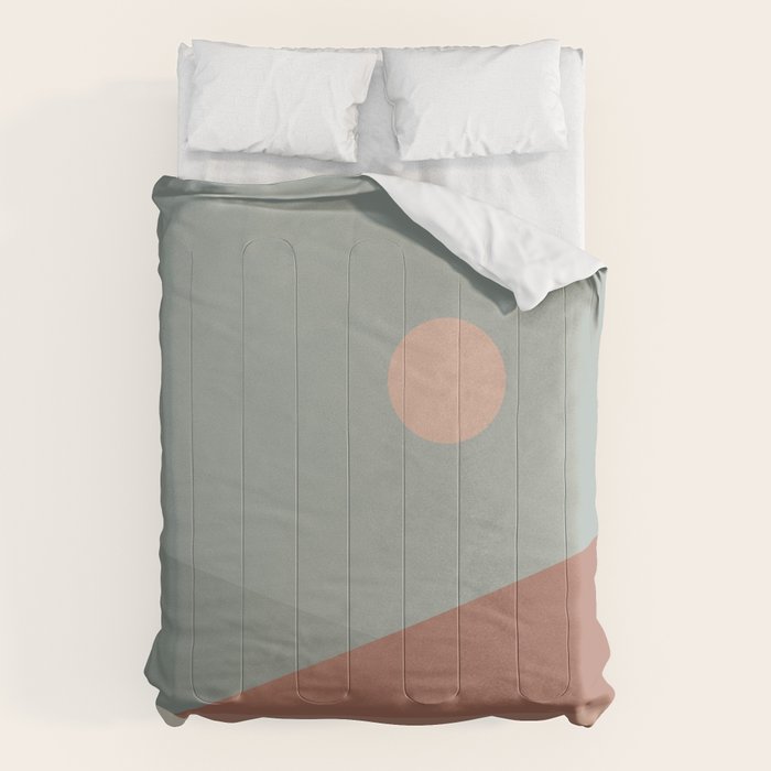 Geometric Landscape 04 Comforter Gallery Image 6