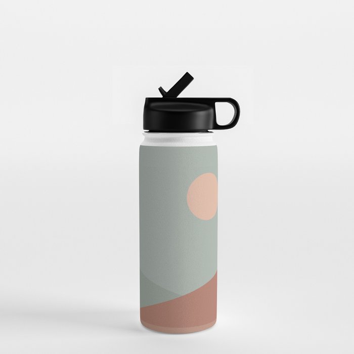 Geometric Landscape 04 Water Bottle Gallery Image 1