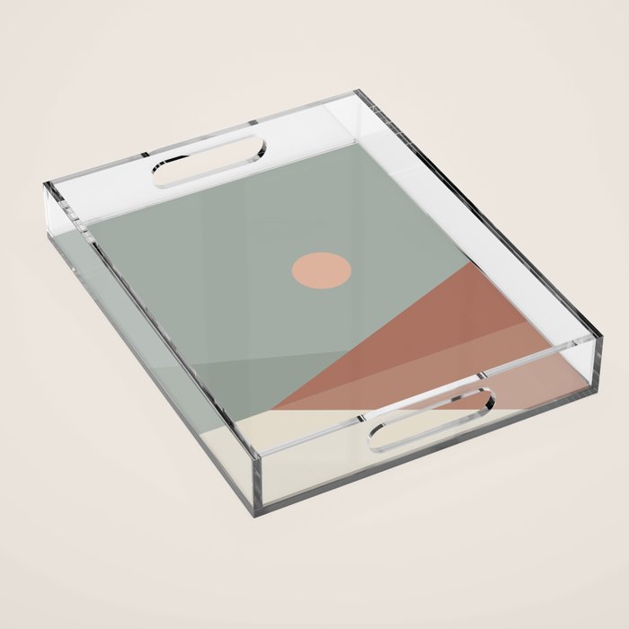 Geometric Landscape 04 Acrylic Tray Gallery Image 1