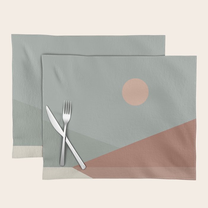 Geometric Landscape 04 Placemat Gallery Image 1