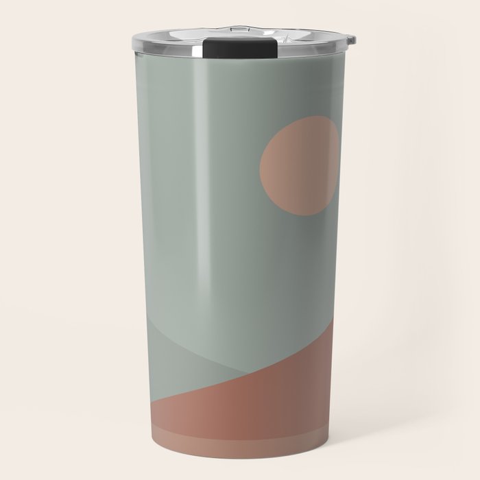Geometric Landscape 04 Travel Mug Gallery Image 1