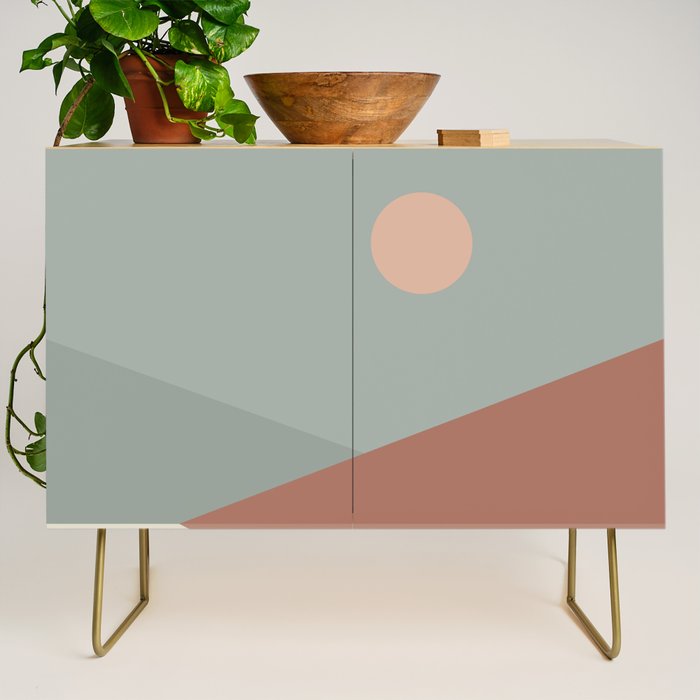 Geometric Landscape 04 Credenza Gallery Image 1