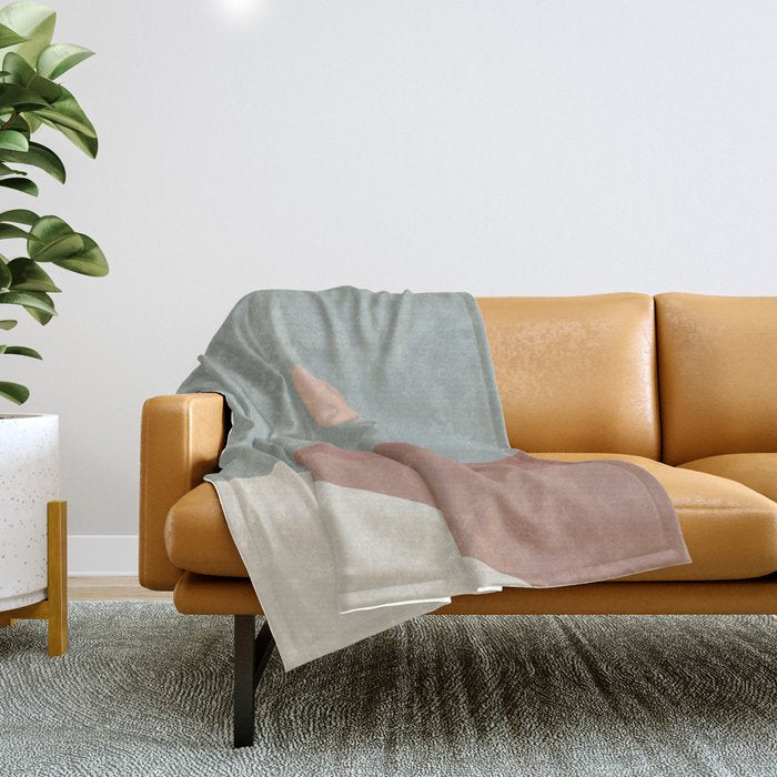 Geometric Landscape 04 Throw Blanket Gallery Image 1
