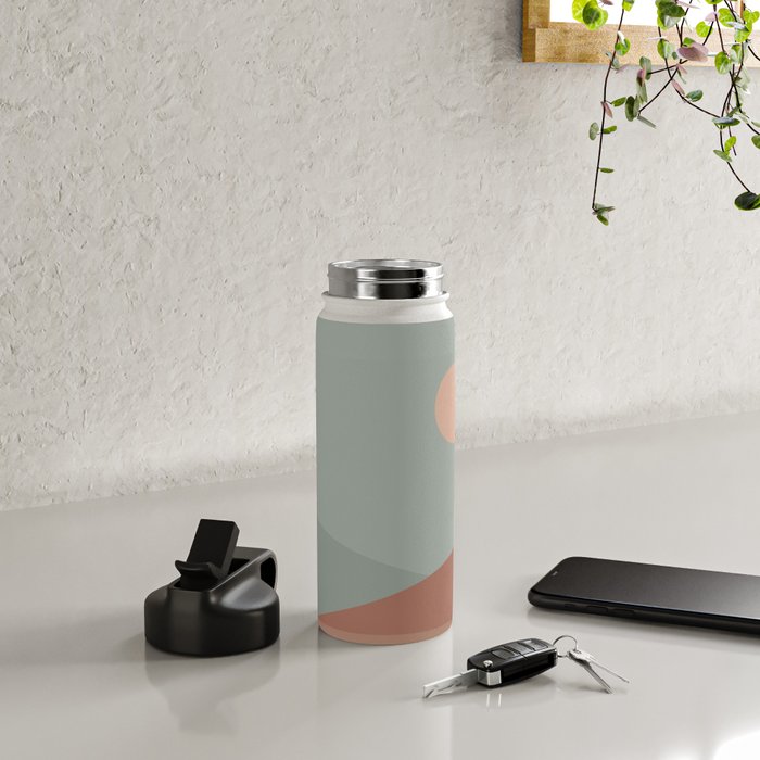Geometric Landscape 04 Water Bottle Gallery Image 5