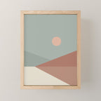 Geometric Landscape 04 Mini Art Print Gallery Image 1